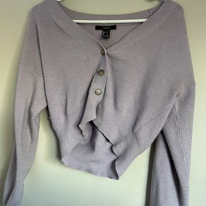 forever 21 cropped cardigan